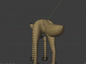 takoda the fox Modello 3D