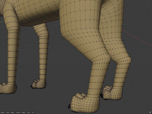 takoda the fox Modello 3D