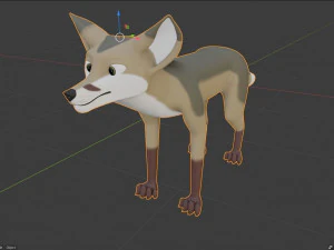 Takoda la volpe Modello 3D