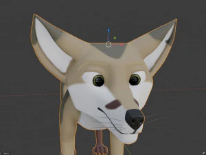 Takoda la volpe Modello 3D