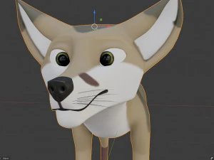 Takoda la volpe Modello 3D