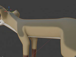 Takoda la volpe Modello 3D