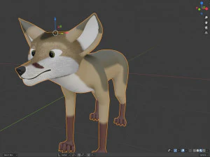 Takoda la volpe Modello 3D