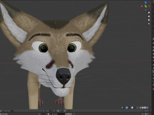 takoda the fox Modello 3D