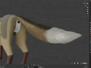 Takoda la volpe Modello 3D