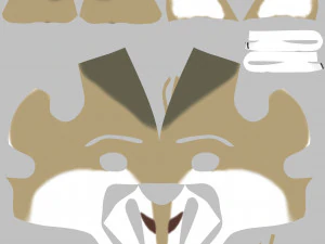 Takoda la volpe Modello 3D