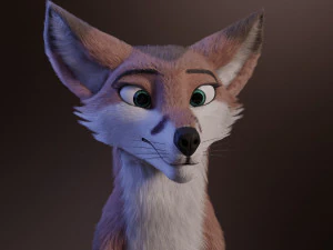 lilly the fox 3D Model