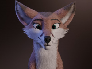 lilly the fox 3D Model
