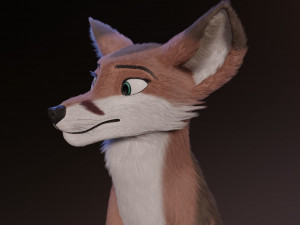 lilly the fox 3D Model