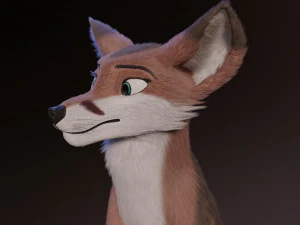 lilly the fox 3D Model