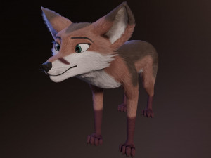 lilly the fox 3D Model