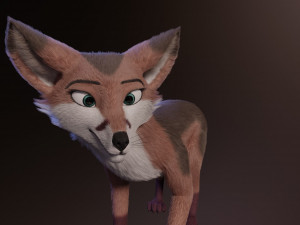 lilly the fox 3D Model