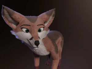 lilly the fox 3D Model
