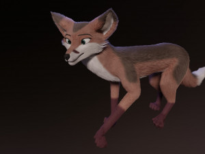 lilly the fox 3D Model