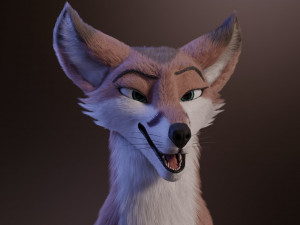lilly the fox 3D Model