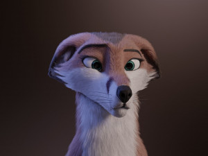 lilly the fox 3D Model
