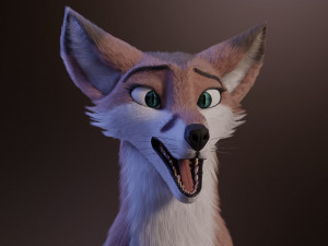 lilly the fox 3D Model