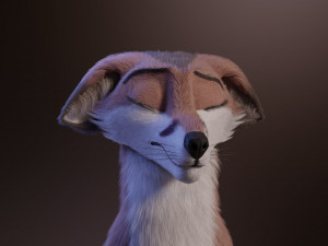 lilly the fox 3D Model