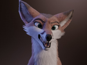 lilly the fox 3D Model