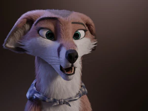 lilly the fox 3D Model