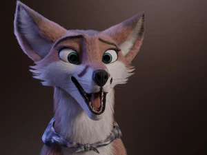 lilly the fox 3D Model