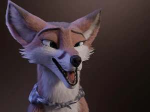 lilly the fox 3D Model