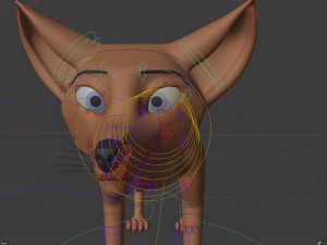 lilly the fox 3D Model