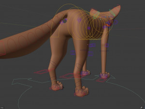 lilly the fox 3D Model
