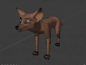 lilly the fox 3D Model