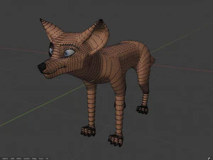 lilly the fox 3D Model