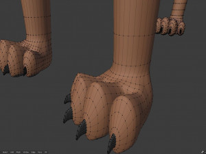 lilly the fox 3D Model