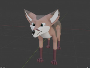 lilly the fox 3D Model