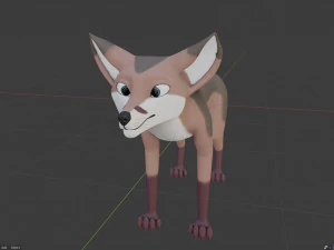 lilly the fox 3D Model