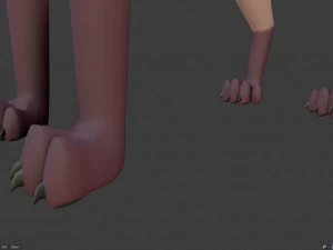 lilly the fox 3D Model