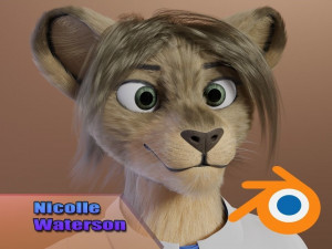 nicolle waterson anthro lioness Modelo 3D