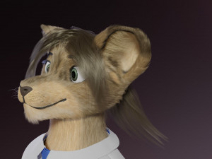 nicolle waterson anthro lioness Modello 3D