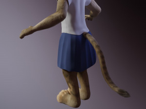 nicolle waterson anthro lioness Modello 3D