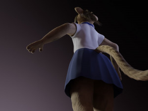 nicolle waterson anthro lioness Modello 3D