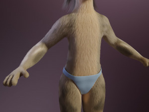 nicolle waterson anthro lioness Modello 3D