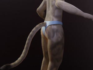 nicolle waterson anthro lioness Modello 3D