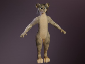 nicolle waterson anthro lioness Modello 3D