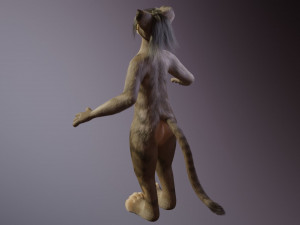 nicolle waterson anthro lioness Modello 3D