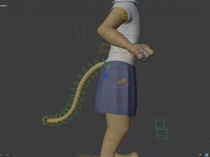 nicolle waterson anthro lioness Modello 3D