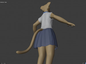 nicolle waterson anthro lioness Modello 3D