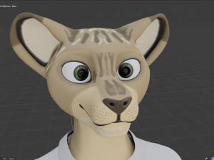 nicolle waterson anthro lioness Modello 3D