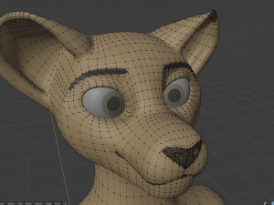 nicolle waterson anthro lioness Modello 3D