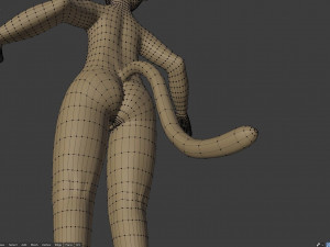 nicolle waterson anthro lioness Modello 3D