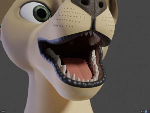 nicolle waterson anthro lioness Modello 3D