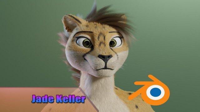 jade keller 3D Model .c4d .max .obj .3ds .fbx .stl .blend 