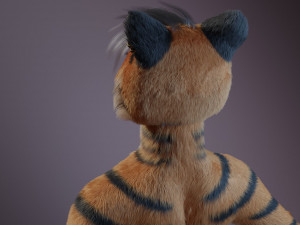 morgana sanchez anthro tigress Modèle 3D